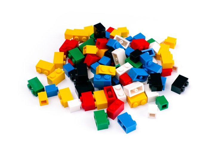 heap of colorful lego blocks